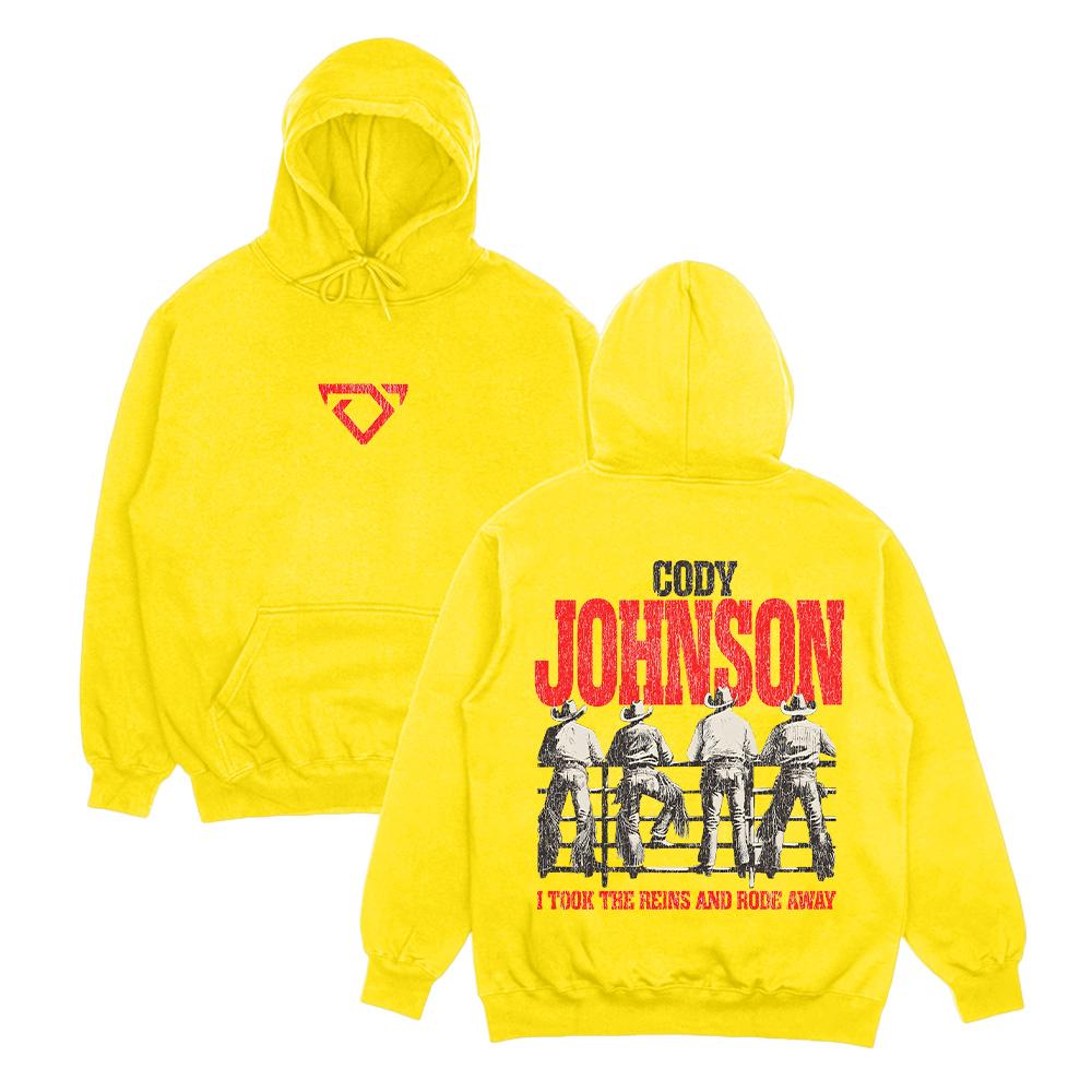 Худи ковбойское Cody Johnson Ретро Графическая одежда Мужская Женская Осень Зима С длинным рукавом Толстовки Классический Streetwear