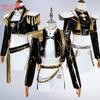 SBluuCosplay Kpop Huntrix Zoey Mira Rumi Cosplay Demon Hunters Cosplay Costume Wig Women Black Golden Suit Halloween Party Dress