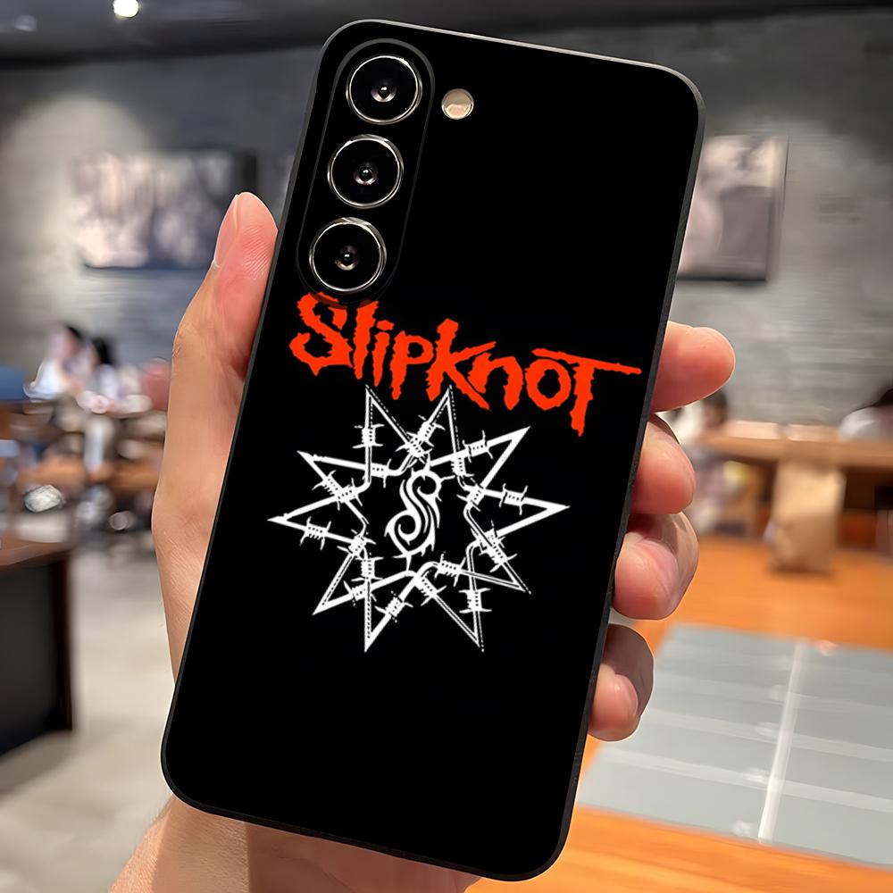 S-Slipknot Popular Band Phone Case For Samsung S26 Ultra S25 Edge Ultra S23 S22 S21 S20 Ultra Plus S24 Fe Glass Cover