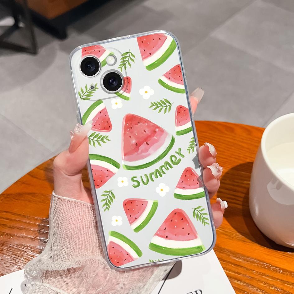 Для Apple iPhone X XS XR SE 11 12 13 14 15 Pro Max чехол Мягкий силиконовый противоударный прозрачный матовый модные этикетки с защитой от падения для бампера iPhone