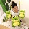 Cute Simulated Little Frog Doll Plush Toy Green Frog Children Children Soothing Rag Doll Birthday Gift