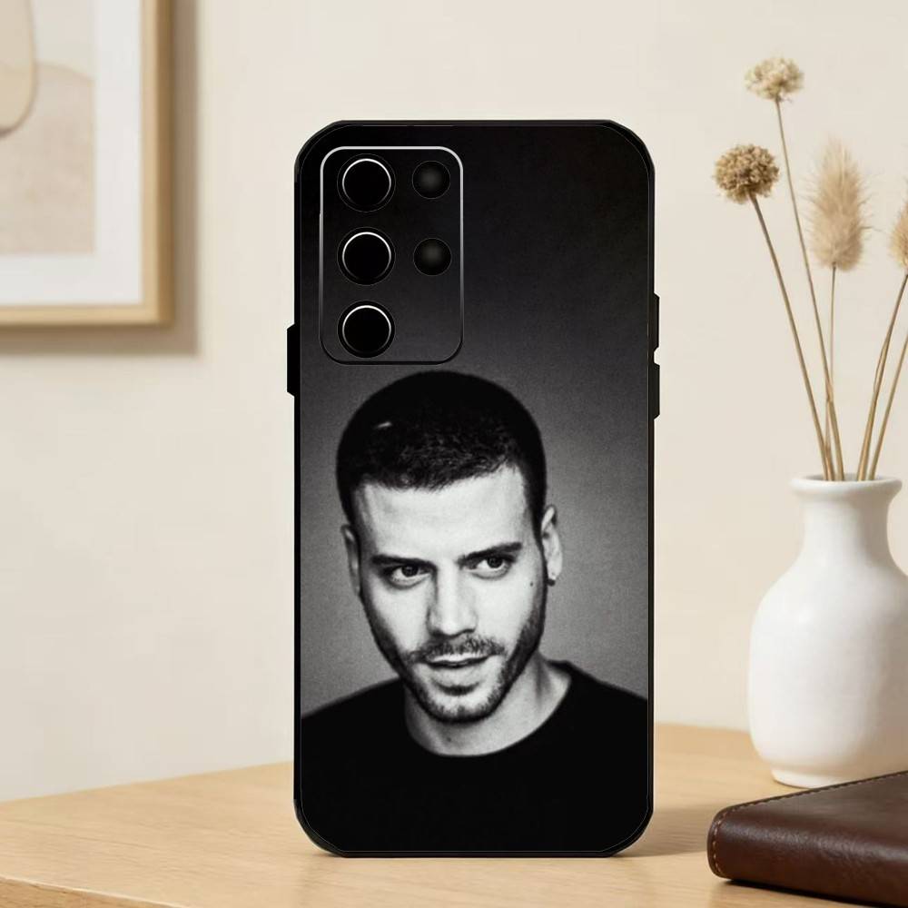 Чехол для телефона Francois-es Arnaud для Samsung S25,24,23,22,30,21,10,9,Ultra,Plus,FE 5G Черный Мягкий Чехол