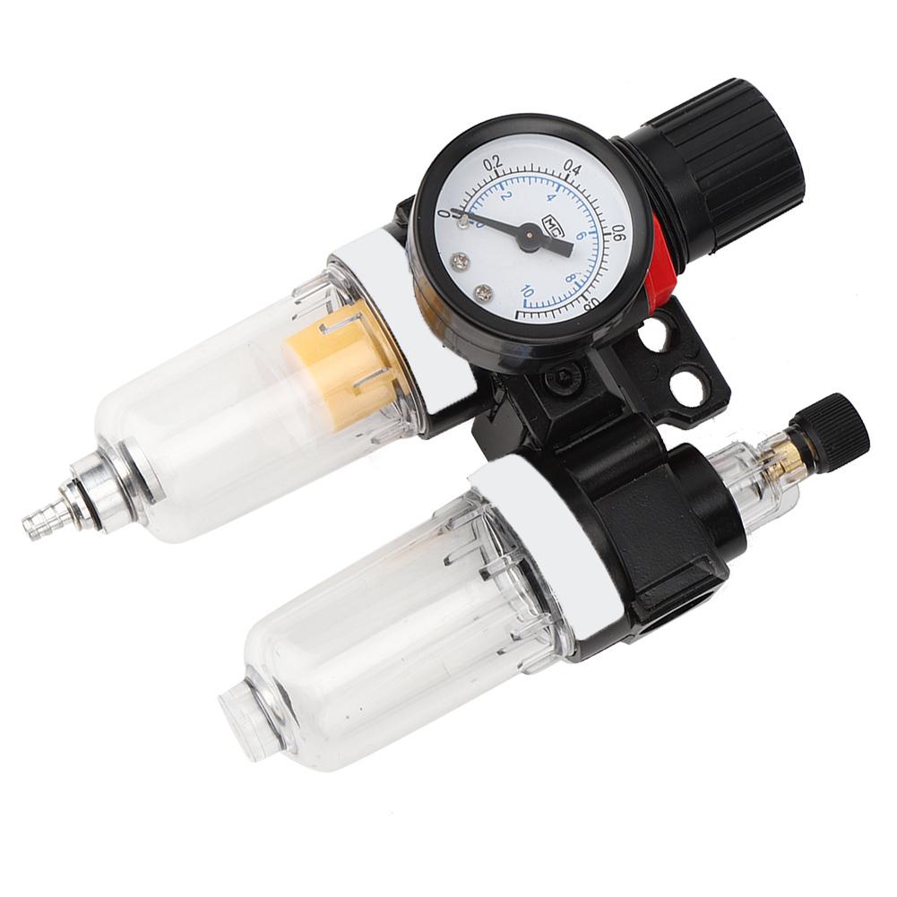 Treatment, Compressed Filter Regulator, AFC2000 Oil-water Separator Filter, 1Celsius4 Inch NPT Pressure Regulator, Gas Liquid, A essories