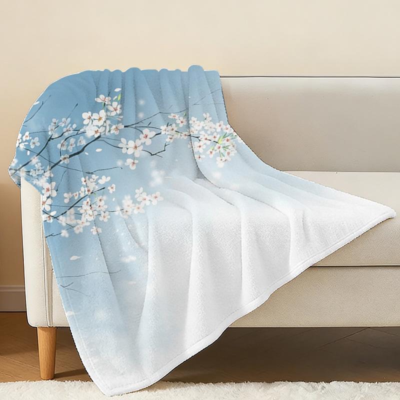 Lightweight Flannel Throw Blanket | Versatile Soft & Cozy Warm for Home, Halloween & Christmas, Comfortable Daily Use Blanket