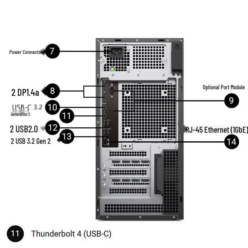 Dell Pro Max T2 Tower AI/Rendering Workstation (CN version)
