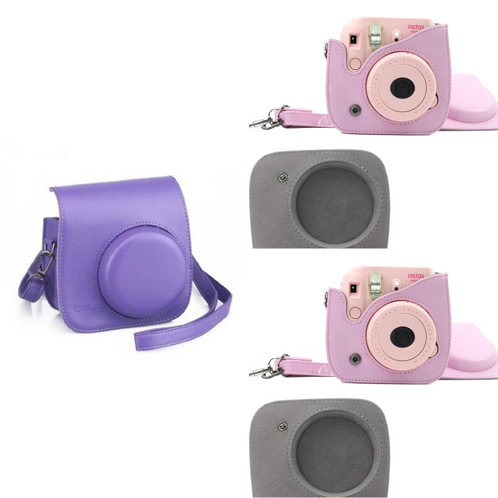 Сумка для переноски камеры Fujifilm Instax Mini 8 9 с мягкой подкладкой из микрофибры и регулируемым плечевым ремнем
