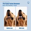 Dog Tartar Remover Foam Eliminate Bad Breath Plaques Natural Material Oral Hygienes Dental Care for Pet Dogs Cats 2Oz