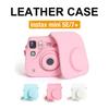 [Film Lab] Instax Mini SE/7+ PU Leather Camera Case Soft Protective Case with Strap CAA63