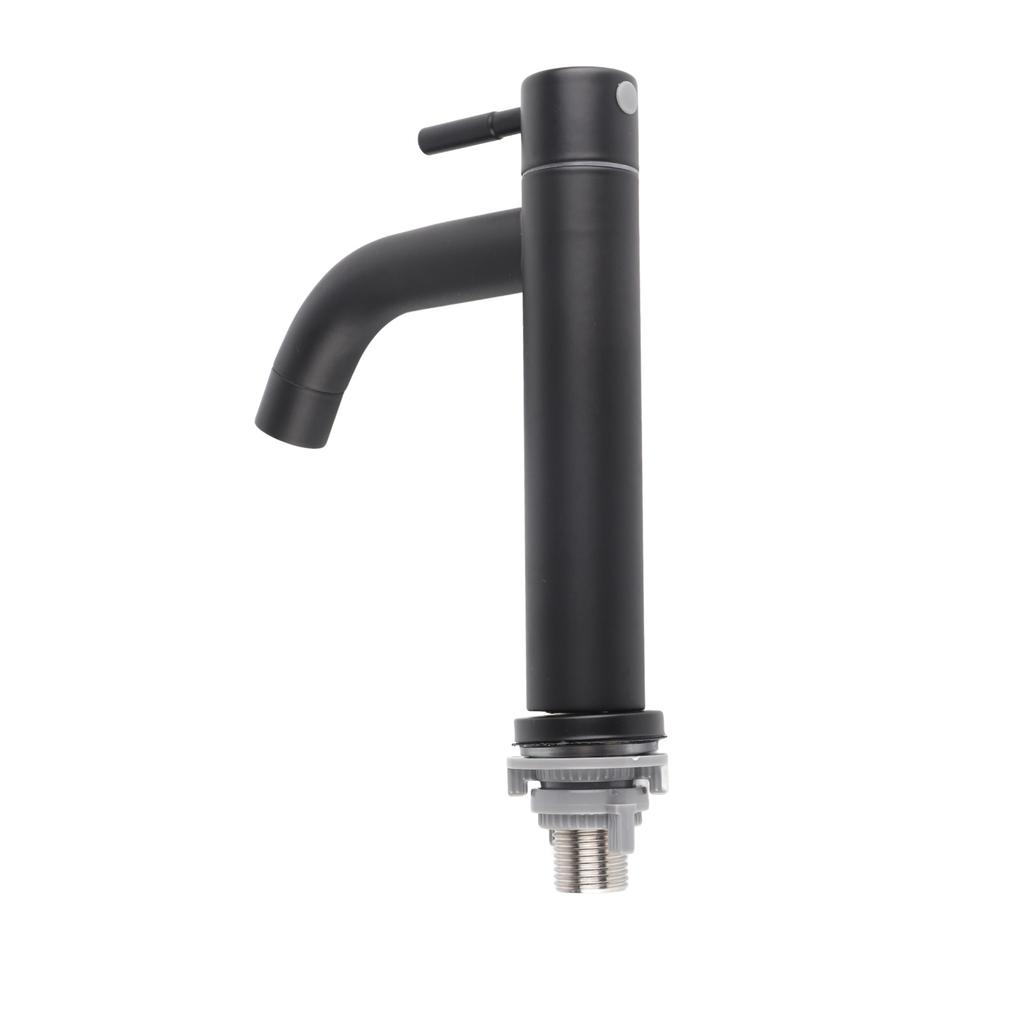 Смеситель для раковины из нержавеющей стали, одинарный кран для холодной воды со шлангом