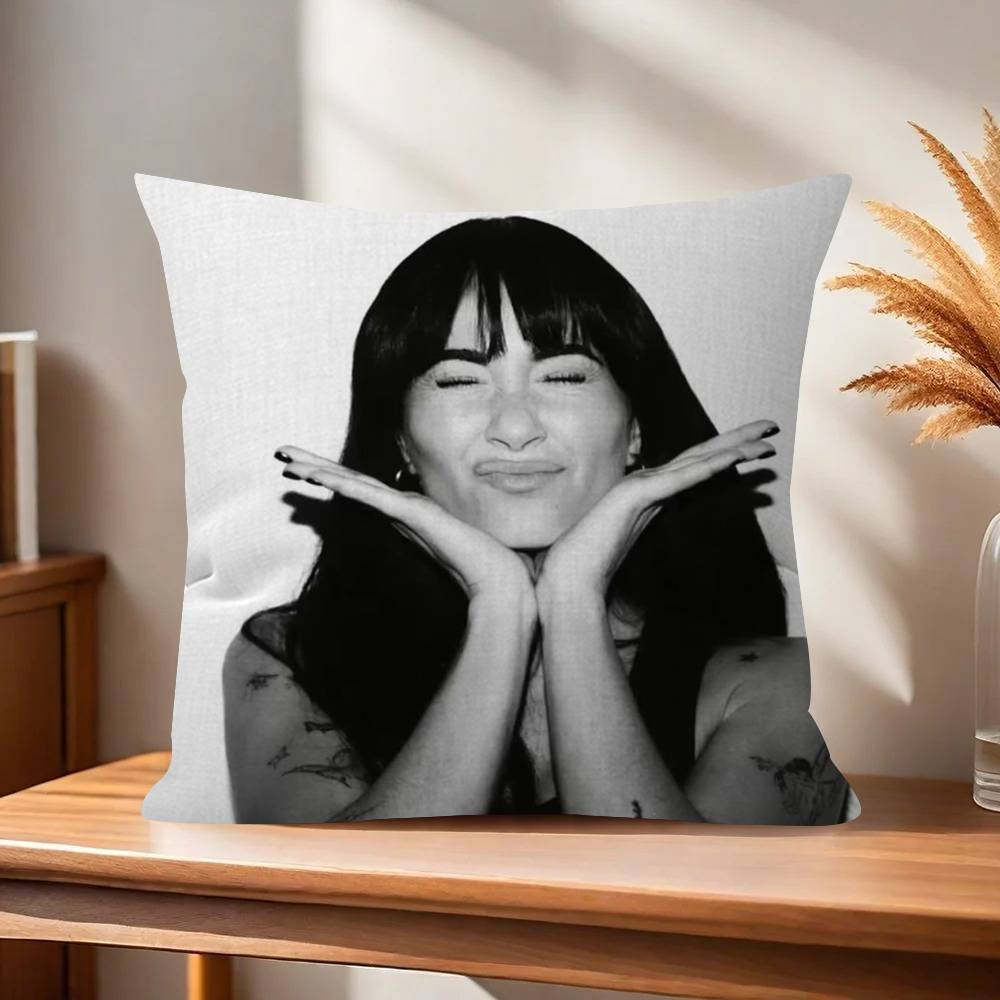 Pillowcase toon Gift Cushion Cover Bedroom Home Sofa Chair Seat Decor pillow case Singer Aitana Cuarto azul album