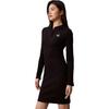 Calvin Klein Платье с длинным рукавом женское Космический черный ZW02583