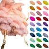 1 шт. Страусиные перья Plumas Decor натуральная кожа свадебное украшение для вечеринки красочные страусиные центральные украшения для стола для поделок