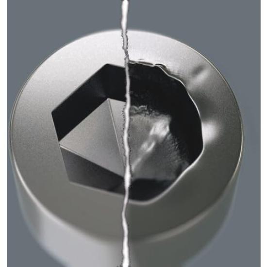 WERA Drive Bit Socket with Retention 5mm 28mm Overall 003335 1/4" Hex-Plus Function, Tip, Length,