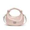 Pu Letter Decor Chic Small Duffle Shape Shoulder Bag Casual Daywear Bags Travel