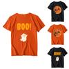 Women's Halloween Printed Round Neck Short Sleeve Loose Casual T-Shirt