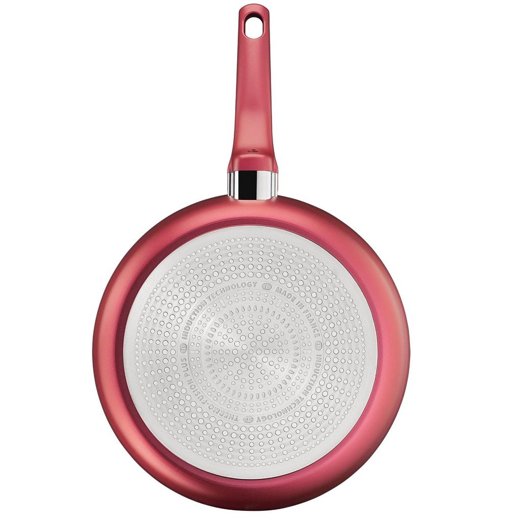 Tefal Индукционная сковорода Perfect Cook с антипригарным покрытием (20~30см) Можно мыть в посудомоечной машине в духовке без PFOA Red