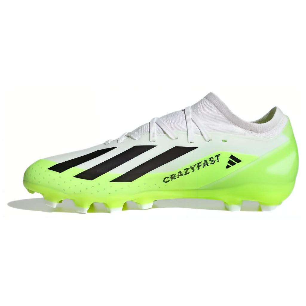 adidas X Crazyfast.3 AG Профессиональная Стабильность AG (Резиновые короткие шипы) Искусственная трава ПУ кожа Нескользящие Износостойкие Футбольные бутсы ID9344