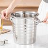 Stainless Steel Ice Bucket Thicked Red Wine Bucket Bar Accessories Champagne Bucket  Bar