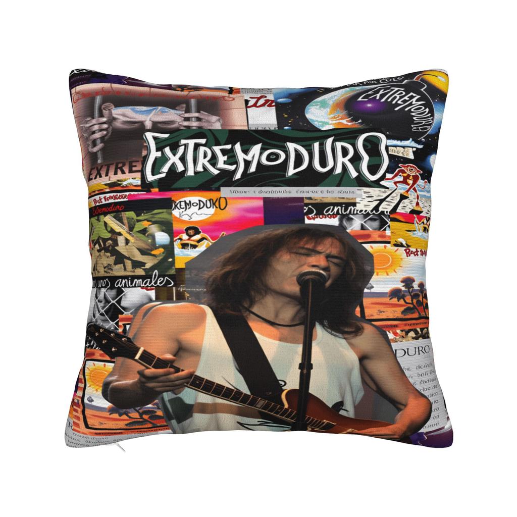 Rock Extremoduro Band Whales and Sun Pillow Cover Square Cushion Cover Fashion Pillow Case For Sofa Bedroom Home Decor