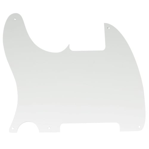 Musiclily 5-Hole Esquire Pickguard for Fender American/Mexican Vintage 50s Esquire Tele Electric Guitar, 3-Piece Parchment