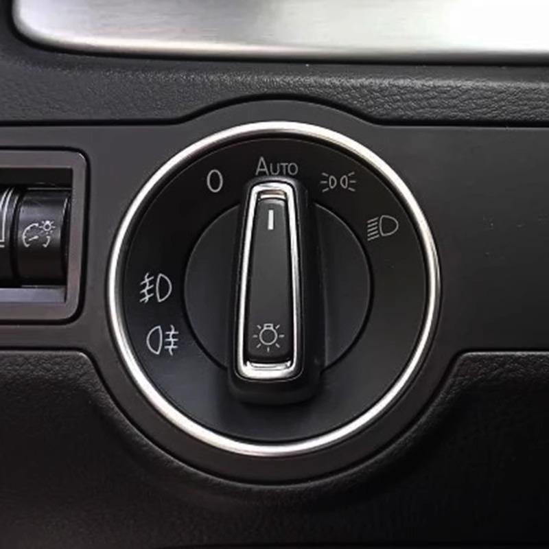 Декоративное кольцо переключателя фар для Volkswagen Magotan, Sagitar, Golf, POLO, Lavida