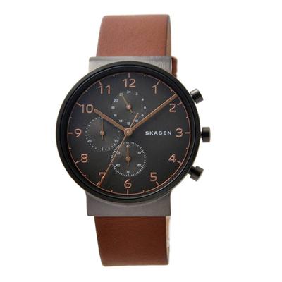 SKAGEN Watch Anchor 40mm Chronograph Gray Silver SKW6418 [Skagen] Мужские [Товар]