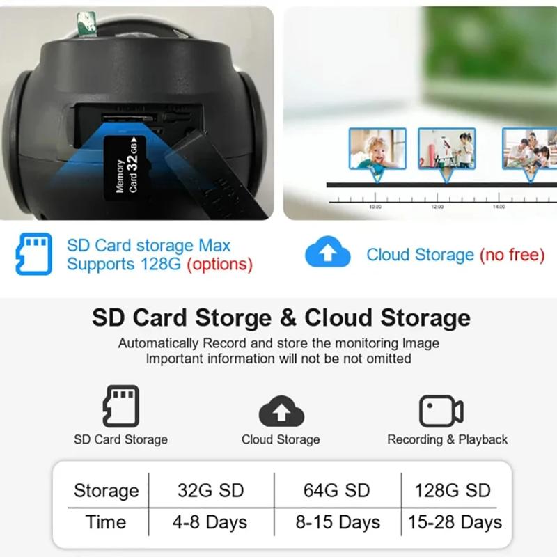 Солнечная камера наблюдения WIFI 4G Удаленная наружная беспроводная беспроводная камера ночного видения HD Полноцветная интеллектуальная камера