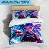 3PCS Fantasy Warrior Jing 3pcs Bedding,Including 3PCS Duvet Cover And 2pcs Pillowcases Perfect for Christmas,Ideal for Bedroom, Dormitory