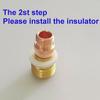 Корпус цанги Короткая газовая линза #12 Комплект термостойкого стекла Изоляторы газовой линзы