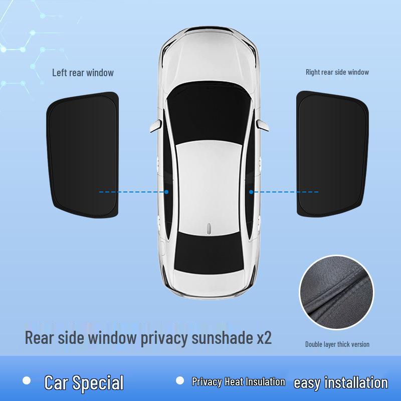 Автомобильная солнцезащитная шторка для Volvo XC70: Теплоизоляция, защита от УФ-излучения и конфиденциальность