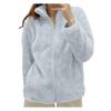 Womens Fleece Zip Up Jacket Light Fall Jackets Winter Plus Size Jackets