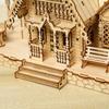 Hallisun 3D Деревянная головоломка Сделай сам Ретро Домик Вилла Дом со Светодиодной подсветкой Модель Набор для сборки 3D Головоломка Тренировка мозга Хобби Игра Игрушка для Взрослых DIY