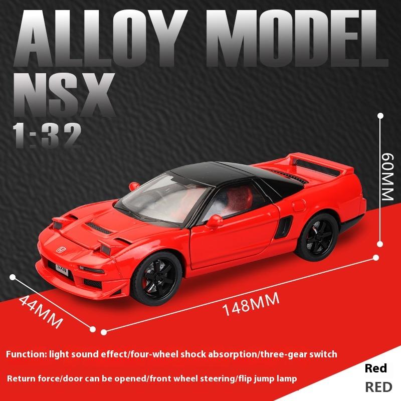 COT1 JDM 1:32 Honda Acura NSX NA1 Суперкар Пара Сплав Металл Литье под давлением Модель Автомобиля Звук и Свет Детская Игрушка Коллекционные Предметы День Рождения
