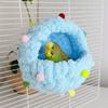 Handmade Small Pet Bird Nest Warm Interior Cotton Rope Bird House Sugar Glider Nest  for Hamster