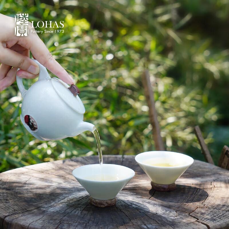 LOHAS POTTERY Зеленый фарфор Цзюшаньшуй Набор для кунг-фу чая