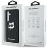 Etui do Samsung Galaxy S25 Karl Lagerfeld Logo Choupette Czarne