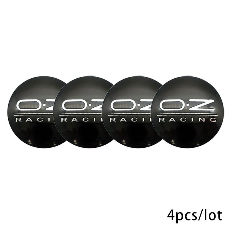4PCS/LOT 56MM 3D Car Wheel Center Wheel Hub Cap Auto Refit Sticker Decoration Accessories Case For OZ Racing Car Styling