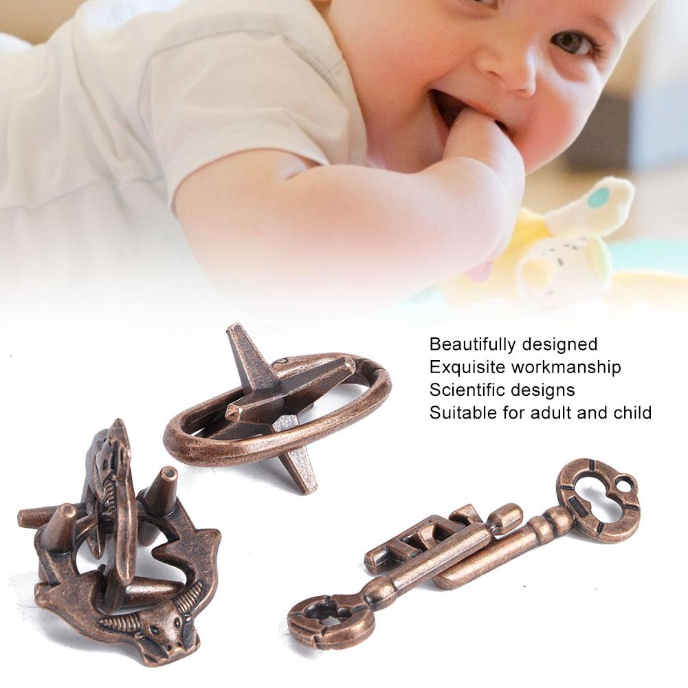 Игрушка-головоломка для детей и взрослых, антистрессовая, износостойкая, обучающая, головоломка, замок, набор игрушек