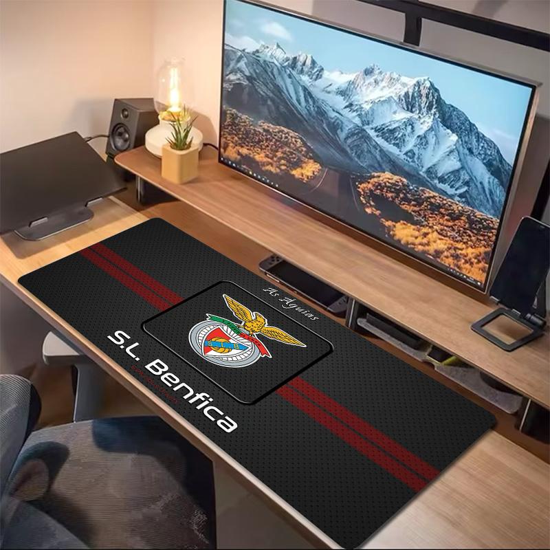 SL Benfica Print  Cushion Non-slip Laptop Tablet Big Mousepad XXL Mat Mini PC Playmat With Lock edge