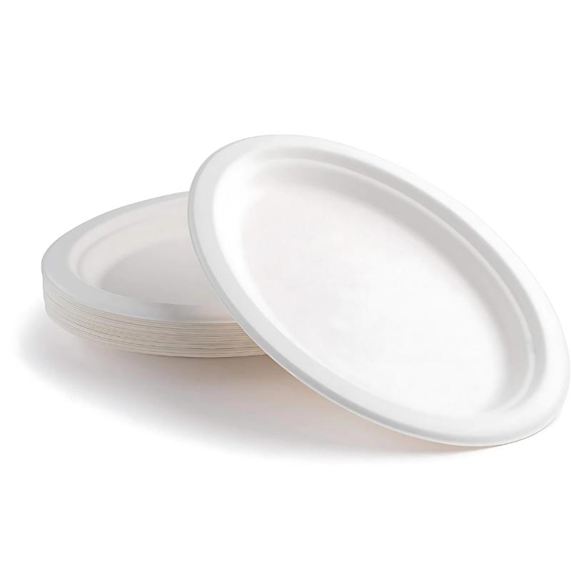 Disposable Oval Plates - - Disposable Reed Plate