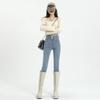 Casual Skinny Small-footed Jeans Women's Autumn and Winter 2025 New High-waisted and Thin Small Pencil Jeans