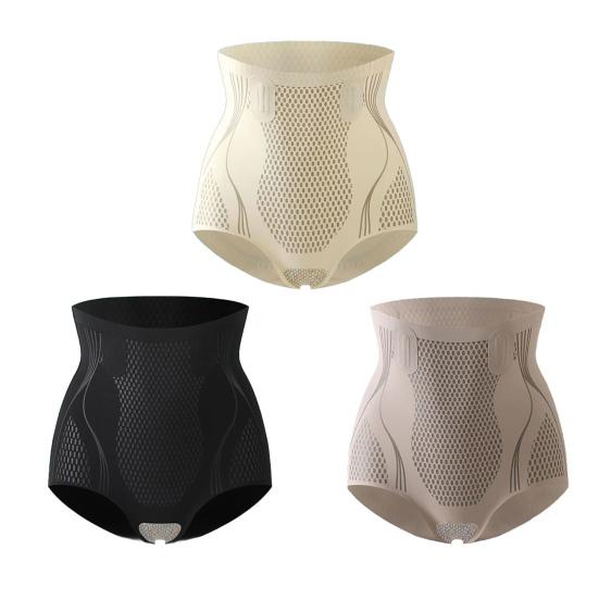 Женские трусы с высокой талией, корректирующее нижнее белье, утягивающее ягодицы, тонкие, корректирующие живот, эластичные трусики, компрессионные, бесшовные, с хорошей воздухопроницаемостью, послеродовые трусы