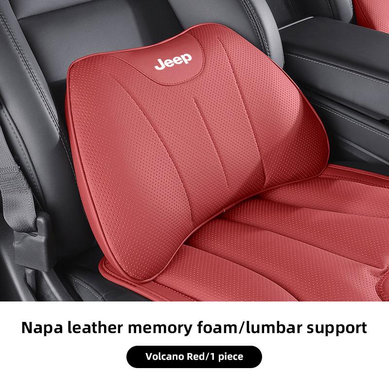 AFV1 Neck Pillow Headrest Pillow Car Seat Neck Rest Accessories For Jeep Renegade Wrangler JL JK Gladiator Willys Liberty Trail Hawk