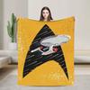 Мягкое теплое одеяло для путешествий, офиса S-Star T-Trek Корабль Плед для фильма Фланелевое покрывало для кровати для гостиной С принтом Чехол для дивана-кровати
