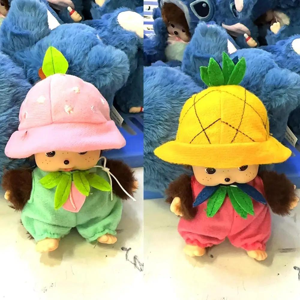 Фруктовое приключение Серия Monchiqi Плюшевая кукла ПП хлопок Милая кукла Подарок на день рождения Подвеска-украшение для школьной сумки Клубника Милая девочка 15 см