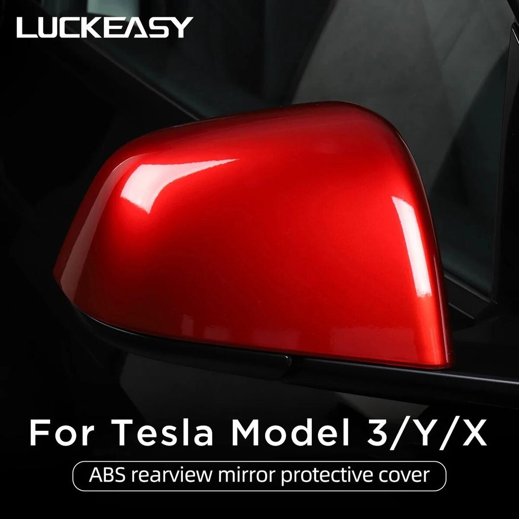 Для Tesla Model 3 YX Защитная крышка внешнего зеркала из углеродного волокна Piano Black Версия 2023 Аксессуары для корпуса зеркала заднего вида