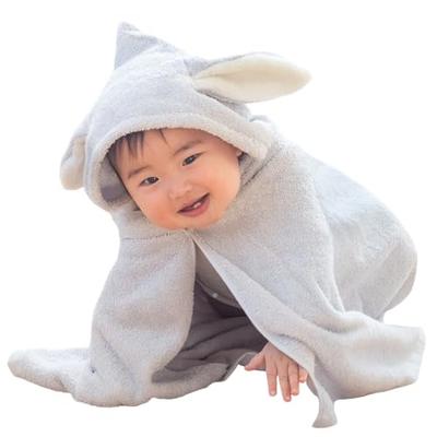 Muco Towel Органический халат для купания малыша, Подарок на детский праздник, Сделано в Японии, Полотенце Senshu, Дизайн с кроликом
