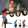 Garden Decoration Resin Parrot Solar light  Garden   Light