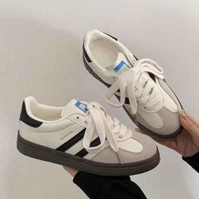 Ретро обувь, Новая женская обувь, Обувь на толстой подошве, Спортивная дышащая повседневная обувь для скейтборда