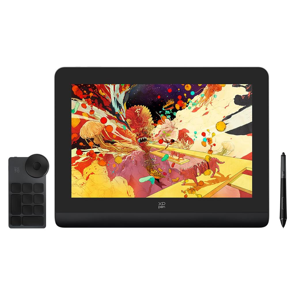 XPPen Artist Pro 14 LCD Pen Tablet with X3 Pro ACK05 and Ideal for Remote and Drawing (Gen 2) 14-inch Pen, Left-Handed Device, Stand, Illustration,